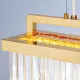 Orion Prism arany-átlátszó LED függesztett lámpa (ORI-HL 6-1701/90x17_GO) LED 1 izzós IP20
