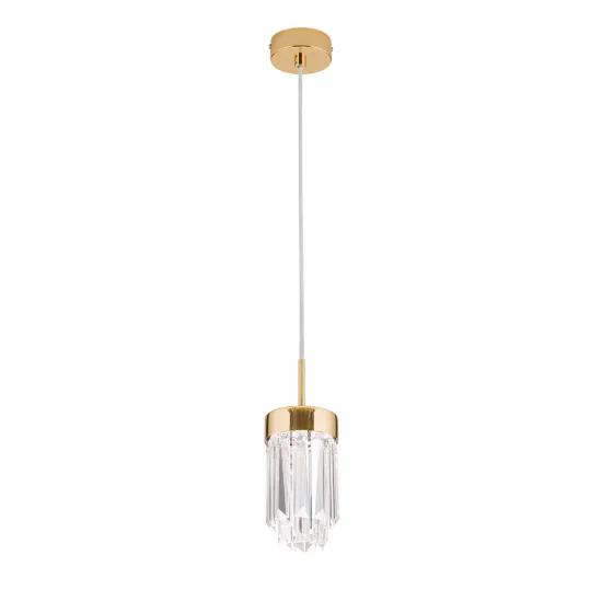 Orion Prism arany-átlátszó LED függesztett lámpa (ORI-HL 6-1702_GO) LED 1 izzós IP20