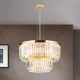 Orion Prism arany-átlátszó LED csillár (ORI-LU 2415/55_GO) LED 1 izzós IP20