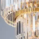 Orion Prism arany-átlátszó LED csillár (ORI-LU 2415/55_GO) LED 1 izzós IP20