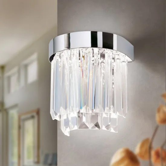 Orion Prism króm-átlátszó LED falikar (ORI-WA 2-1366_CHR) LED 1 izzós IP20