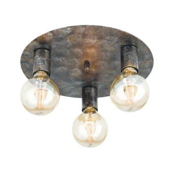 Orion Retro fekete-rozsda mennyezeti lámpa (ORI-DL 7-635/3) E27 3 izzós IP20