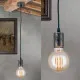 Orion Retro fekete-rozsda függesztett lámpa (ORI-HL 6-1622/1) E27 1 izzós IP20