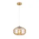 Orion Richard sárgaréz-borostyán függesztett lámpa (ORI-HL 6-1805/1_BR) E27 1 izzós IP20