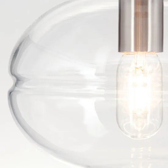 Orion Richard króm-átlátszó függesztett lámpa (ORI-HL 6-1805/1_S_CHR) E27 1 izzós IP20