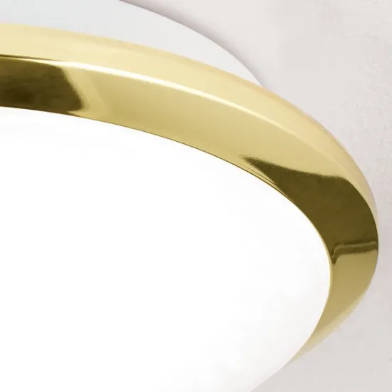 Orion Rima sárgaréz-opál mennyezeti lámpa (ORI-NU 9-310/26_BR) E27 1 izzós IP20