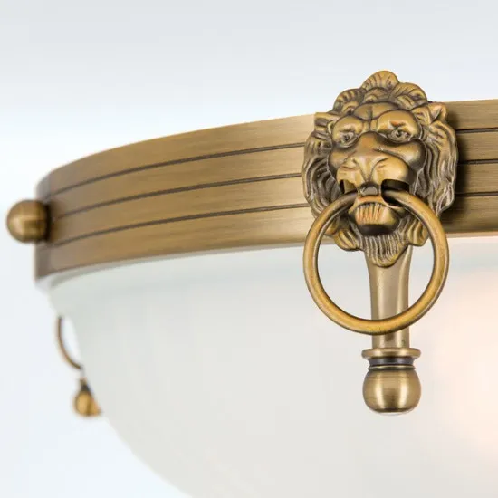 Orion Rocca bronz-opál mennyezeti lámpa (ORI-DL 7-523/43) E27 4 izzós IP20