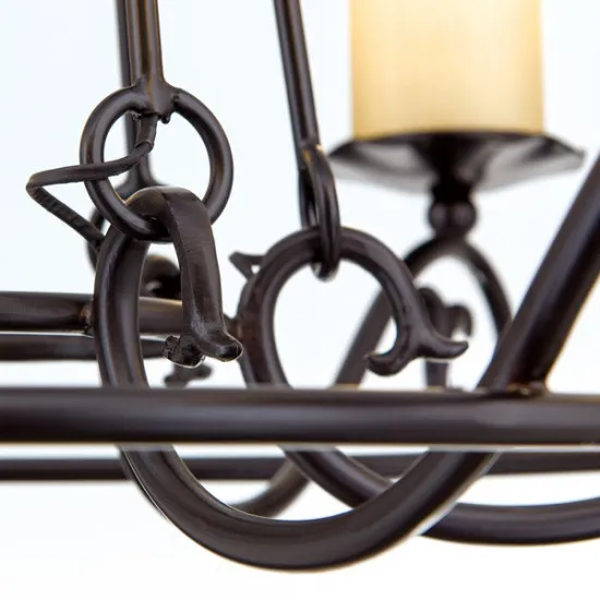 Orion Rusticka fekete-opál csillár (ORI-LU 1K/3614/6) E14 6 izzós IP20