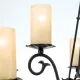 Orion Rusticka fekete-opál csillár (ORI-LU 1K/3615/6+3) E14 9 izzós IP20