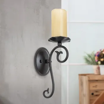 Orion Rusticka fekete-opál falikar (ORI-WA 2K/1373/1) E14 1 izzós IP20