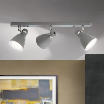 Orion School szürke mennyezeti spotlámpa (ORI-Str 10-494/3_GR) E27/R63/R80 3 izzós IP20