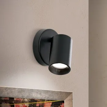 Orion Sean fekete fali spotlámpa (ORI-Str 10-493/1_BL) GU10 1 izzós IP20