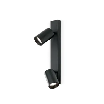 Orion Sean fekete fali spotlámpa (ORI-Str 10-493/2_BL) GU10 2 izzós IP20