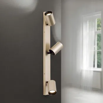 Orion Sean matt arany fali spotlámpa (ORI-Str 10-493/3_GO) GU10 3 izzós IP20