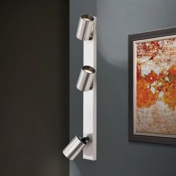 Orion Sean szatén króm fali spotlámpa (ORI-Str 10-493/3_S_CHR) GU10 3 izzós IP20