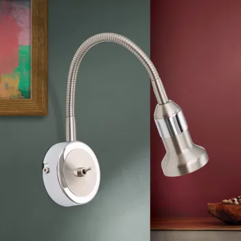 Orion Seba szatén króm fali spotlámpa (ORI-Str 10-388/1) GU10 1 izzós IP20