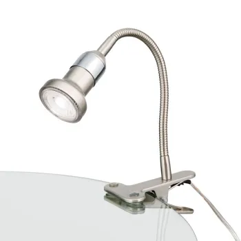 Orion Seba szatén króm csiptetős lámpa (ORI-Str 10-389/1) GU10 1 izzós IP20