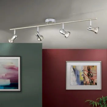 Orion Seba szatén króm fali spotlámpa (ORI-Str 10-390/4) GU10 4 izzós IP20