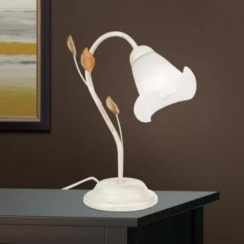 Orion Sisi elefántcsont-arany asztali lámpa (ORI-LA 4-1214/1_IV_GO) E14 1 izzós IP20