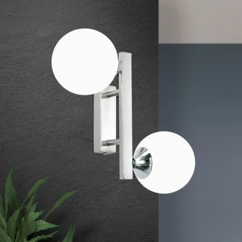 Orion Snowwhite szatén króm-fehér falikar (ORI-WA 2-1368/2_S_CHR) G9 2 izzós IP20