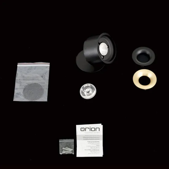 Orion Specter fekete LED mennyezeti spotlámpa (ORI-Str 10-602/1_BL) LED 1 izzós IP20
