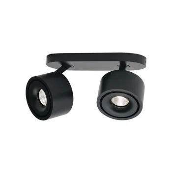 Orion Specter fekete LED mennyezeti spotlámpa (ORI-Str 10-602/2_BL) LED 2 izzós IP20