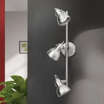 Orion Stage szatén króm fali spotlámpa (ORI-Str 10-481/3) GU10 3 izzós IP20