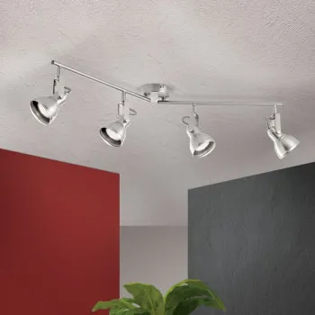 Orion Stage szatén króm mennyezeti spotlámpa (ORI-Str 10-481/4) GU10 4 izzós IP20