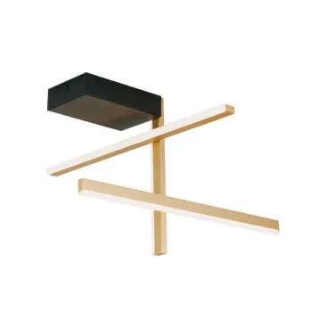 Orion Stargate arany-fekete LED mennyezeti lámpa (ORI-DL 7-688) LED 1 izzós IP20