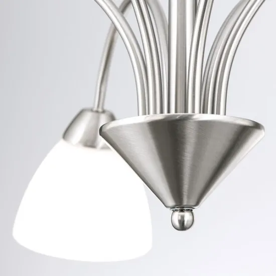 Orion Susan szatén króm-opál csillár (ORI-LU 1696/6_S_CHR) E14 6 izzós IP20