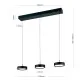 Orion Teide matt fekete LED függesztett lámpa (ORI-HL 6-1712/3_BL) LED 3 izzós IP20