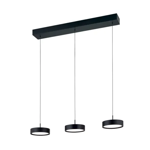 Orion Teide matt fekete LED függesztett lámpa (ORI-HL 6-1712/3_BL) LED 3 izzós IP20