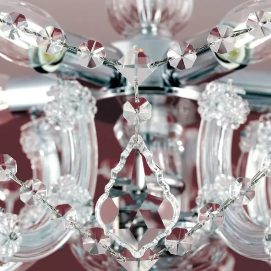 Orion Theresa ezüst-átlátszó mennyezeti lámpa (ORI-DL 7-595/5A) E14 5 izzós IP20 Orion Theresa ezüst-átlátszó mennyezeti lámpa (ORI-DL 7-595/5A) E14 5 izzós IP20