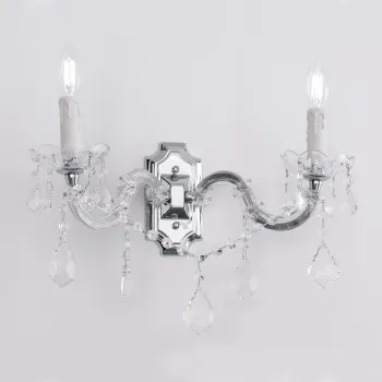 Orion Theresa ezüst-átlátszó falikar (ORI-WA 2-1195/2A) E14 2 izzós IP20 Orion Theresa ezüst-átlátszó falikar (ORI-WA 2-1195/2A) E14 2 izzós IP20