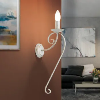 Orion Torcia elefántcsont-arany falikar (ORI-WA 2-1220/1_IV_GO) E14 1 izzós IP20