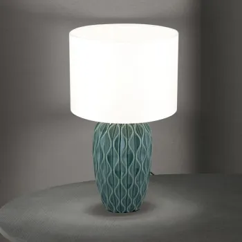 Orion Tortuga zöld-fehér asztali lámpa (ORI-LA 4-1225/1) E27 1 izzós IP20