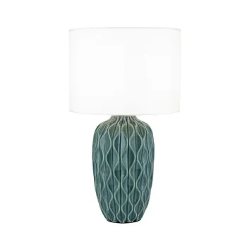 Orion Tortuga zöld-fehér asztali lámpa (ORI-LA 4-1225/1) E27 1 izzós IP20