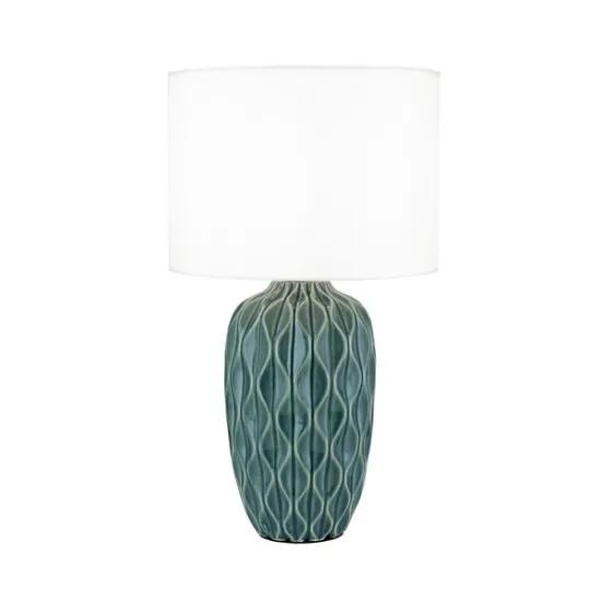 Orion Tortuga zöld-fehér asztali lámpa (ORI-LA 4-1225/1) E27 1 izzós IP20