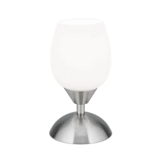 Orion Tulpa szatén króm-opál asztali lámpa (ORI-LA 4-1115/1_S_CHR) E14 1 izzós IP20 Orion Tulpa szatén króm-opál asztali lámpa (ORI-LA 4-1115/1_S_CHR) E14 1 izzós IP20