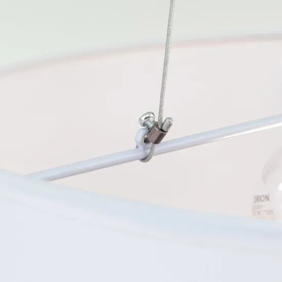 Orion Ufo fehér függesztett lámpa (ORI-HL 6-1632/3_WH) E27 3 izzós IP20