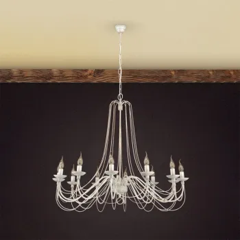 Orion Vela elefántcsont-arany csillár (ORI-LU 1531/12_IV_GO) E14 12 izzós IP20