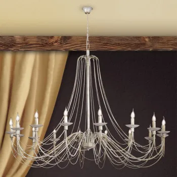 Orion Vela elefántcsont-arany csillár (ORI-LU 1531/16_IV_GO) E14 16 izzós IP20