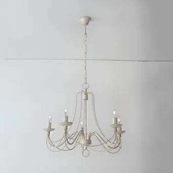 Orion Vela elefántcsont-arany csillár (ORI-LU 1531/5_IV_GO) E14 5 izzós IP20