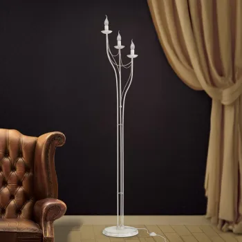 Orion Vela elefántcsont-arany állólámpa (ORI-Stl 12-1174/3_IV_GO) E14 3 izzós IP20