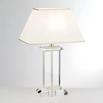 Orion Veronique króm-fehér asztali lámpa (ORI-LA 4-1202_CHR) E27 1 izzós IP20