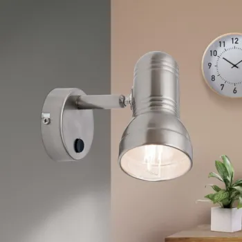 Orion Wilhelm szatén króm fali spotlámpa (ORI-Str 10-296/1) E27/R63 1 izzós IP20