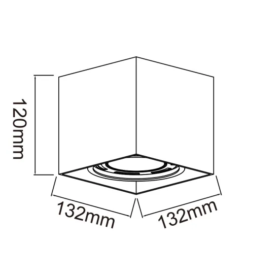 Orlicki Design Cardi I Nero / Ufo Bianco fekete mennyezeti lámpa (OR-OR81930) GU10 1 izzós IP20