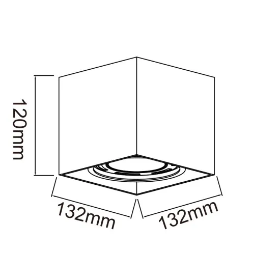 Orlicki Design Cardi I Nero / Ufo Cromo fekete mennyezeti lámpa (OR-OR81947) GU10 1 izzós IP20