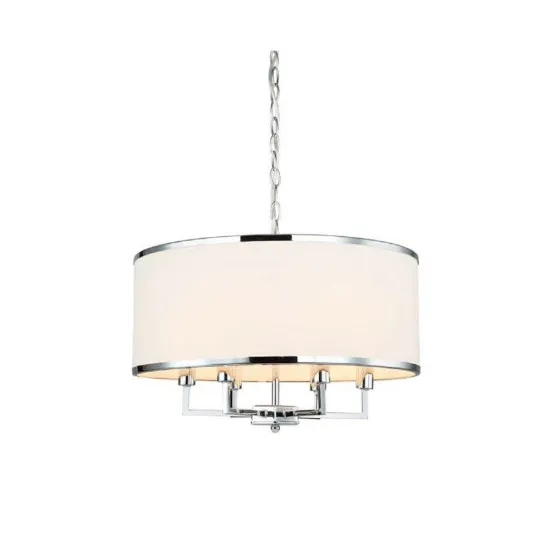 Orlicki Design Casa Cromo M króm-fehér függesztett lámpa (OR-OR80216) E14 6 izzós IP20
