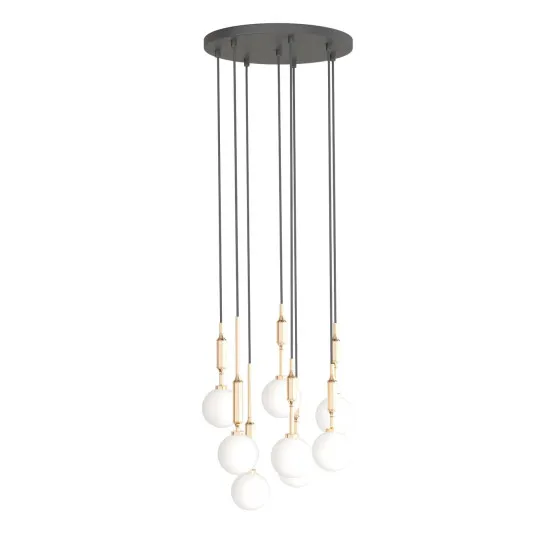 Orlicki Design Ero VIII Gold 40 arany-fehér függesztett lámpa (OR-OR85334) G9 8 izzós IP20
